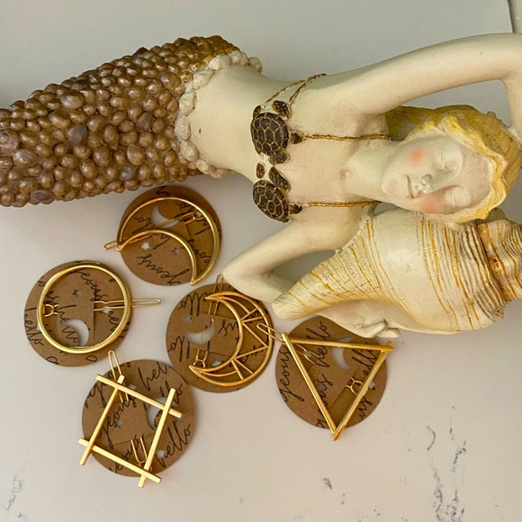 Celestial Style Barrettes Moon Stars - Picture 6 of 16